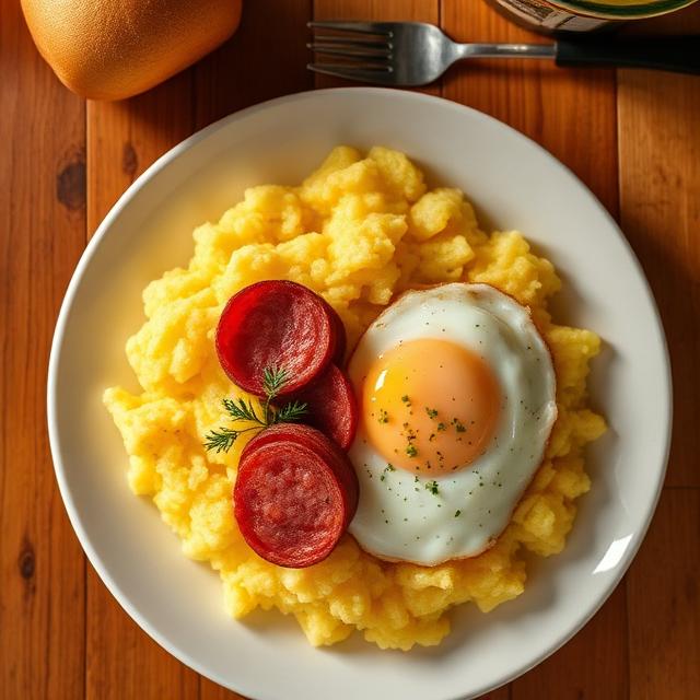 Mangú de plátano 3 golpes